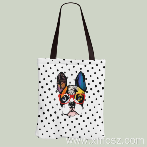 Custom durable soft canvas tote shopping bags